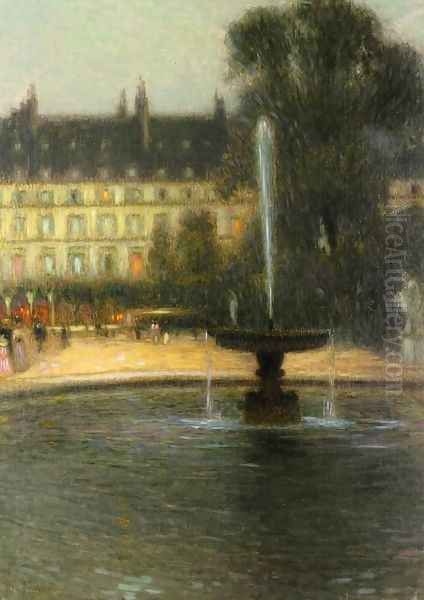 The Tuilleries Oil Painting by Henri Eugene Augustin Le Sidaner