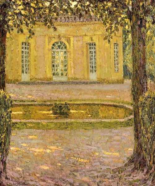 Le Pavillon Francais, Versailles Oil Painting by Henri Eugene Augustin Le Sidaner