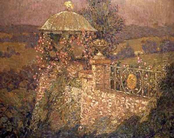 The Corner Pavilion Oil Painting by Henri Eugene Augustin Le Sidaner