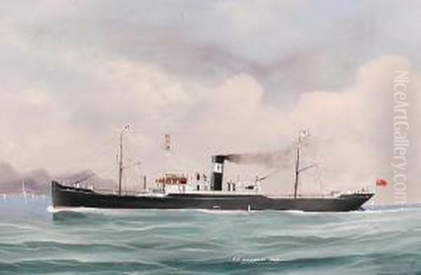 The S.s.uskmoor Oil Painting by Antonio de Simone