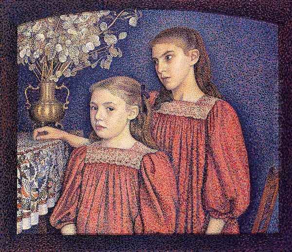 The Serrys Sisters Oil Painting by Georges Lemmen