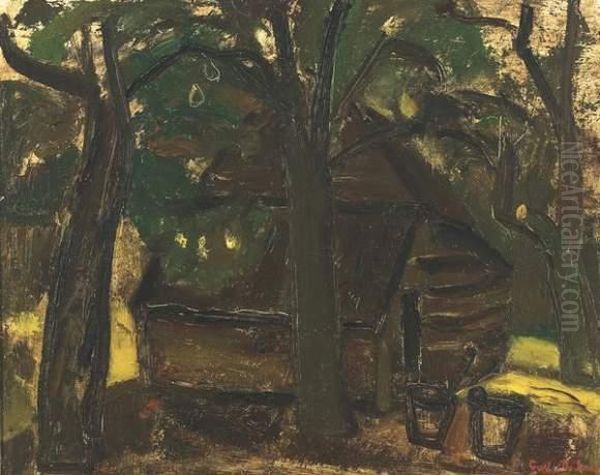 Le Pavillon De Chasse Oil Painting by Gustave De Smet