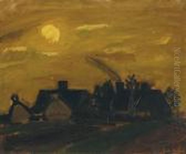 Soleil Oil Painting by Gustave De Smet