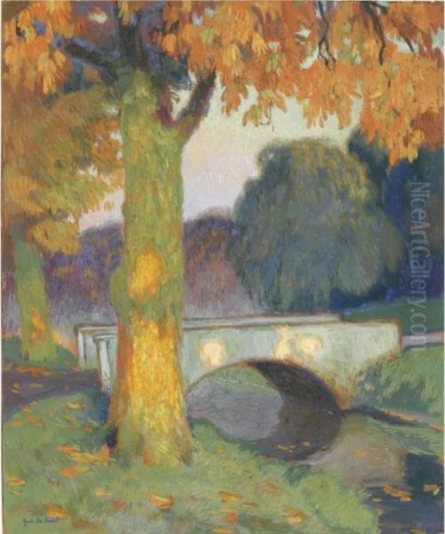 Le Petit Pont Oil Painting by Gustave De Smet