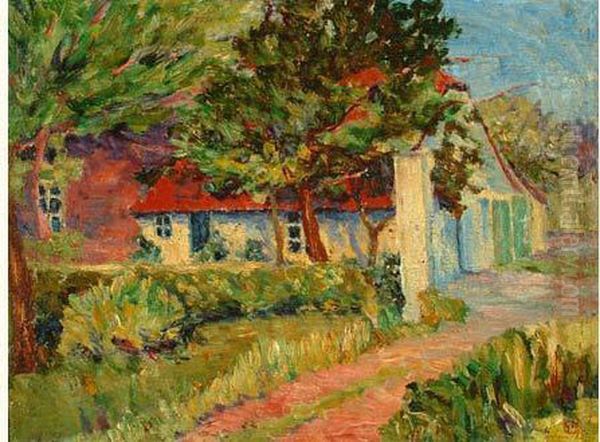 Maisonnette Oil Painting by Gustave De Smet