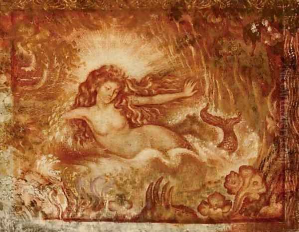 La Sirene Oil Painting by Georges Lemmen