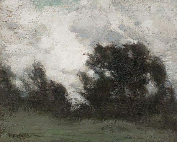 A September Breeze, Grey Day Oil Painting by Marc-Aurele Foy De Suzor-Cote