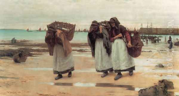 The Breadwinners Oil Painting by Walter Langley