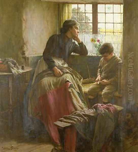 Tender Grace of a Day that is Dead Oil Painting by Walter Langley