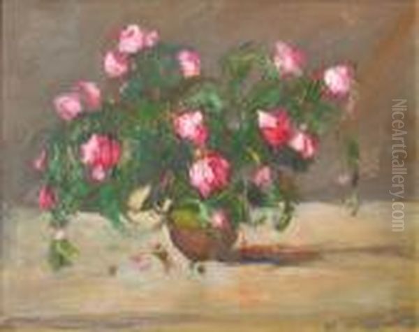 Bouquet De Roses by Vladimir De Terlikowski