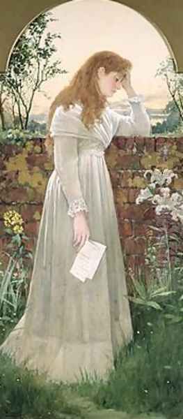 Silent Sorrow Oil Painting by Walter Langley