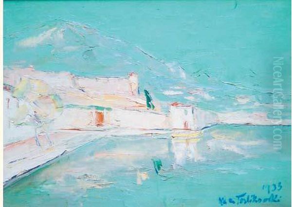 Collioure (1933) Oil Painting by Vladimir De Terlikowski