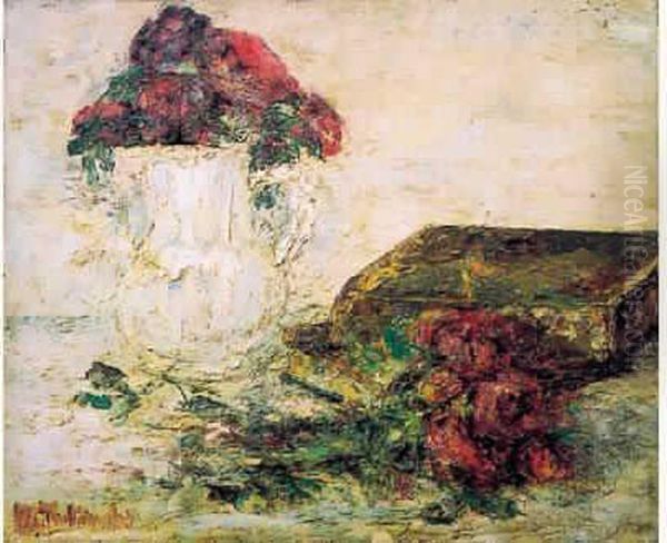 Nature Morte Aux Roses by Vladimir De Terlikowski