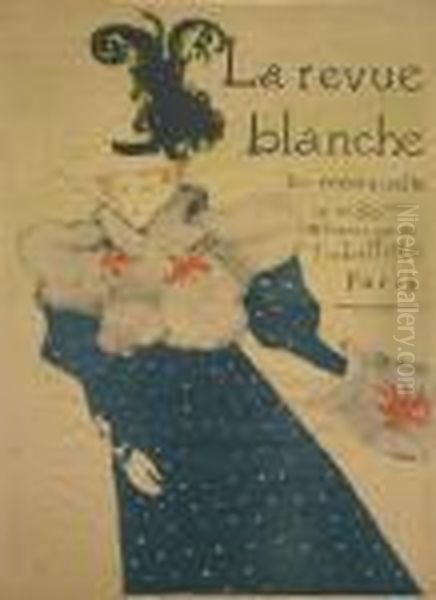 La Revue Blanche Oil Painting by Henri De Toulouse-Lautrec