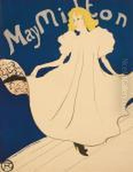 May Milton Oil Painting by Henri De Toulouse-Lautrec