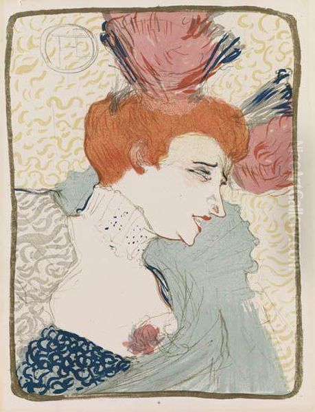 Mademoiselle Marcel Lender Oil Painting by Henri De Toulouse-Lautrec