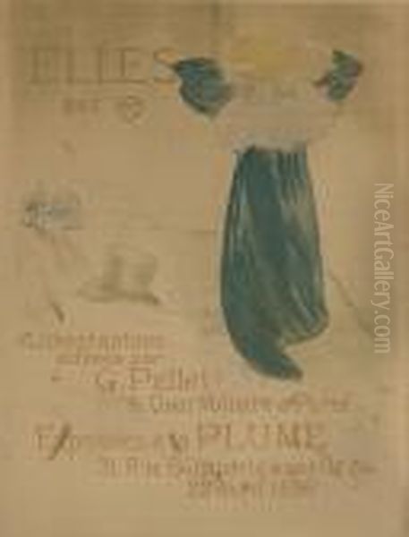 Frontispiece Pour 'elles' Oil Painting by Henri De Toulouse-Lautrec