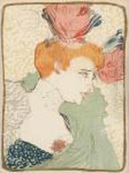 Mademoiselle Marcelle Lender, En Buste Oil Painting by Henri De Toulouse-Lautrec