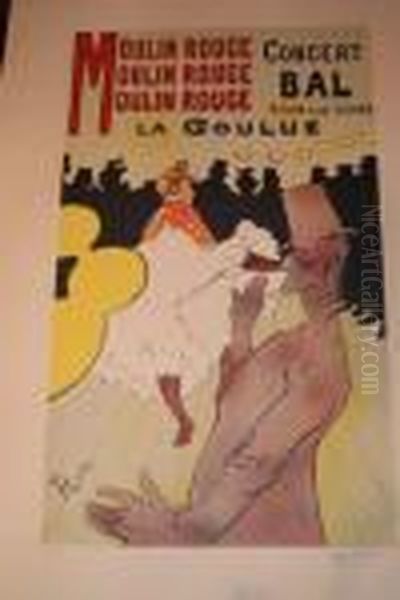 La Goulue Oil Painting by Henri De Toulouse-Lautrec