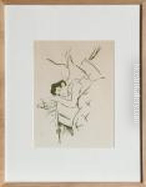 Ta Bouche / Your Mouth. Plate 5 Of Vieilles Histoires Oil Painting by Henri De Toulouse-Lautrec