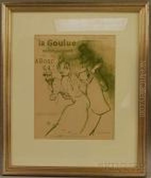 La Goulue, Valse Pour Piano Oil Painting by Henri De Toulouse-Lautrec