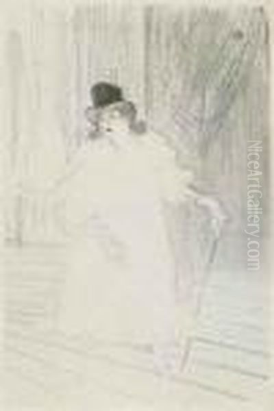 Cecy Loftus Oil Painting by Henri De Toulouse-Lautrec