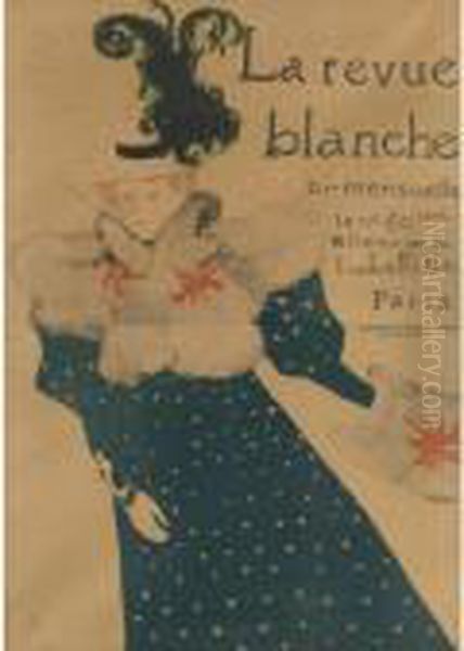 Revue Blanche Oil Painting by Henri De Toulouse-Lautrec