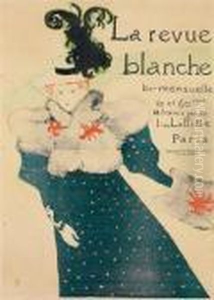 La Revue Blanche Oil Painting by Henri De Toulouse-Lautrec