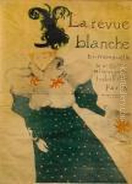 Le Revue Blanche Oil Painting by Henri De Toulouse-Lautrec