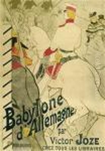 Babyloned'allemagne Par Victor Joze Oil Painting by Henri De Toulouse-Lautrec