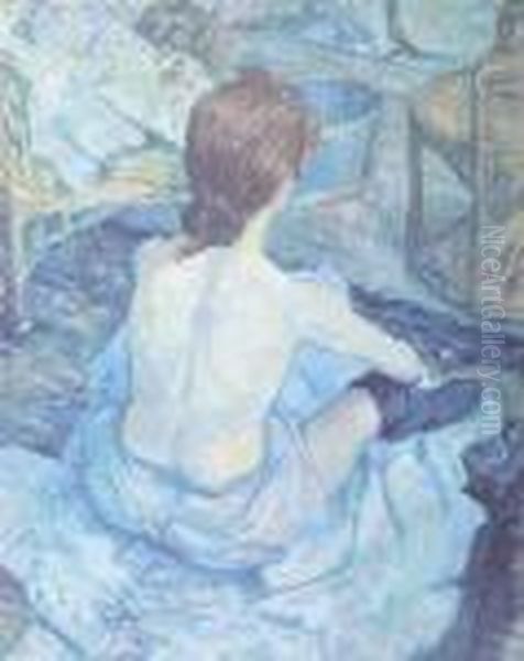 La Toillette. Oil Painting by Henri De Toulouse-Lautrec