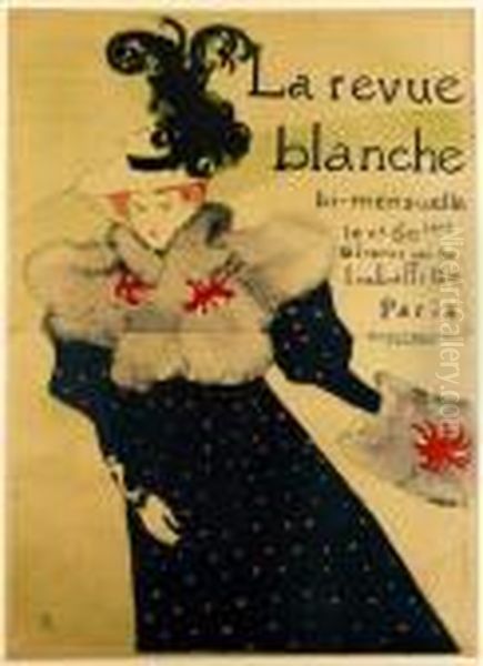 La Revue Blanche Oil Painting by Henri De Toulouse-Lautrec