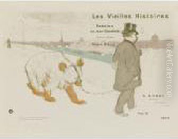 Les Vieilles Histoires Oil Painting by Henri De Toulouse-Lautrec