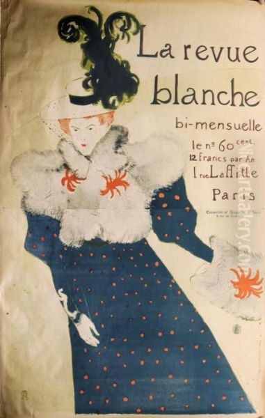 La Revue Blanche Oil Painting by Henri De Toulouse-Lautrec