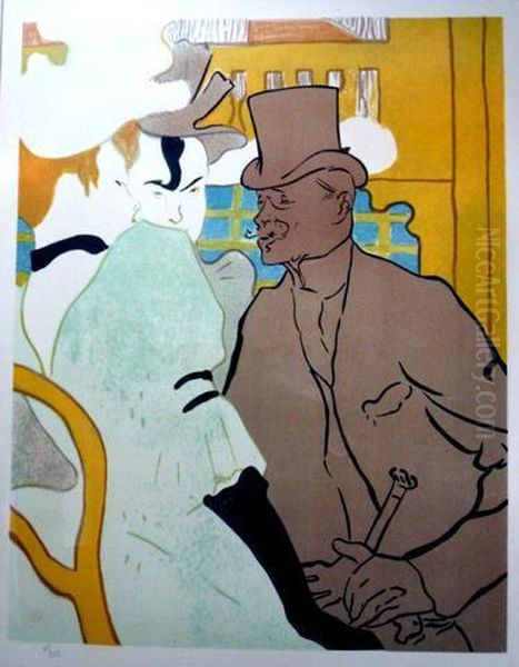 Plakat Oil Painting by Henri De Toulouse-Lautrec