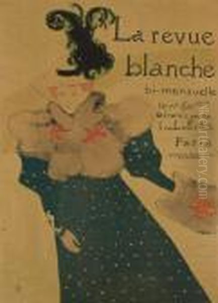 La Revue Blanche Oil Painting by Henri De Toulouse-Lautrec