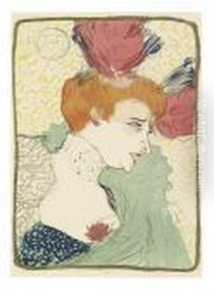 Mademoiselle Marcel Lender, En Buste. Oil Painting by Henri De Toulouse-Lautrec