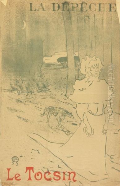 La Depeche/tocsin Oil Painting by Henri De Toulouse-Lautrec