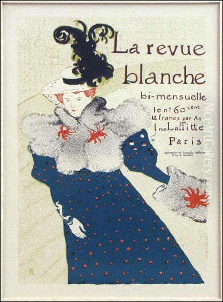 La Revue Blanche Oil Painting by Henri De Toulouse-Lautrec