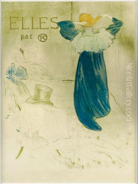 Frontispiece For Elles (d. 179; A. 200; W. 155) Oil Painting by Henri De Toulouse-Lautrec