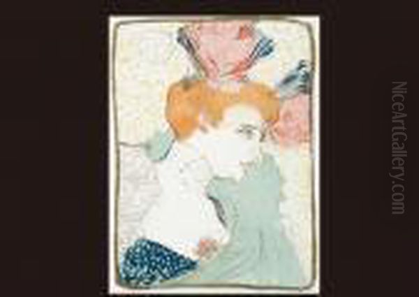 Mademoiselle Marcelle Lender, En Buste (pan Edition) Oil Painting by Henri De Toulouse-Lautrec