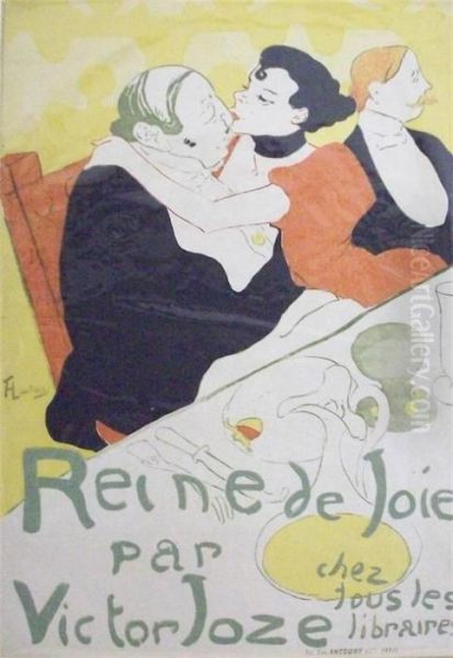 Untitled Oil Painting by Henri De Toulouse-Lautrec