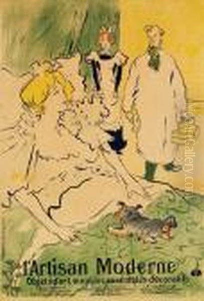 L'artisan Moderne (d. 350; A. 70; W. P24) Oil Painting by Henri De Toulouse-Lautrec