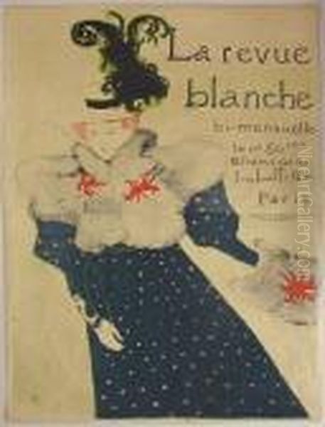 Plakat: La Revueblanche Oil Painting by Henri De Toulouse-Lautrec