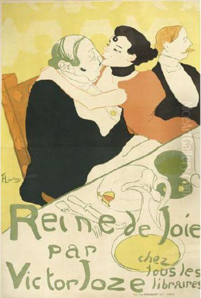 Toulouse-lautrec, French Reine De Joie Oil Painting by Henri De Toulouse-Lautrec