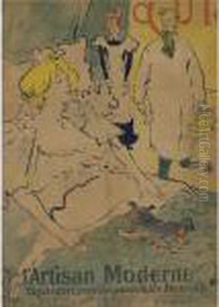 L'artisan Moderne (d. 350; W. P24; Adr. 59) Oil Painting by Henri De Toulouse-Lautrec