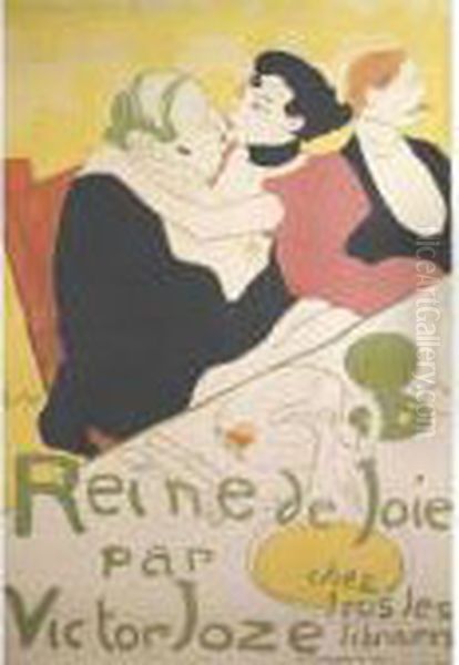 Reine De Joie (d. 342; W. P3; Adr. 5) Oil Painting by Henri De Toulouse-Lautrec