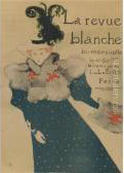 La Revue Blanche (d. 355; W. P16; Adr. 130) Oil Painting by Henri De Toulouse-Lautrec