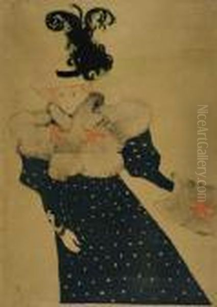 La Revue Blanche Oil Painting by Henri De Toulouse-Lautrec