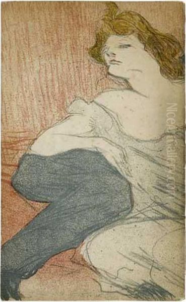 Debauche Oil Painting by Henri De Toulouse-Lautrec